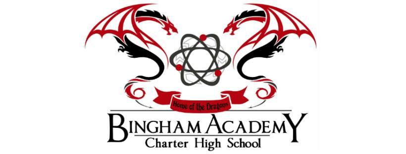 Bingham Academy double dragon logo